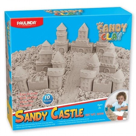Ліплення та пластилін: Пісок для творчості Sandy clay Sandy Замок 600г 10 од. PAULINDA