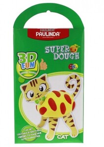 Маса для ліплення Super Dough 3D FUN Кіт PAULINDA