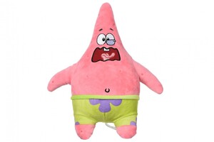 Персонажі: М'яка іграшка Exsqueeze Me Plush Patrick Burp зі звуком Sponge Bob