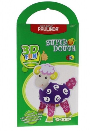 Лепка и пластилин: Масса для лепки Super Dough 3D FUN Овечка PAULINDA