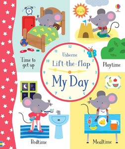Книги для дітей: Lift-the-flap my day [Usborne]