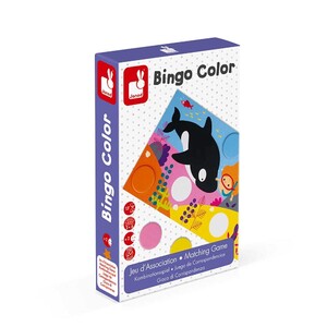 Настільна гра Бінго. Вивчення кольору Janod, J02693