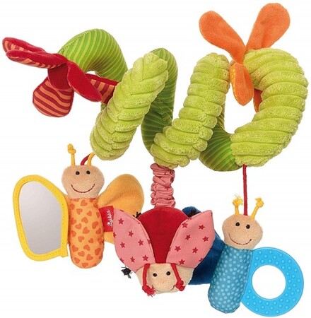 Іграшки на коляску та ліжечко: Міні-мобайл спіраль Метелики Sigikid