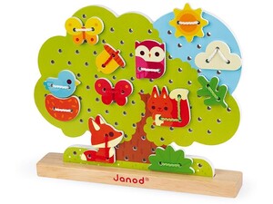 Розвивальні іграшки: Шнурівка Дерево Janod, J05316