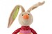 М'яка іграшка Кролик з брязкальцем (26 см) Sigikid дополнительное фото 4.