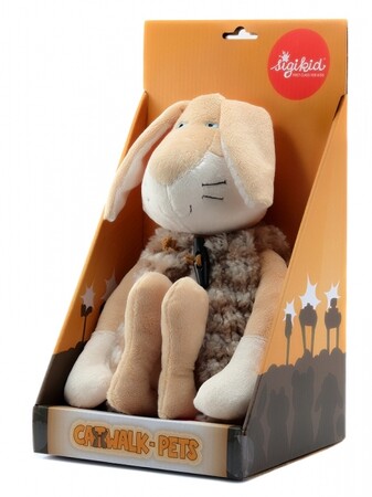 Животные: Мягкая игрушка Кролик в жупане (31 см) Sigikid