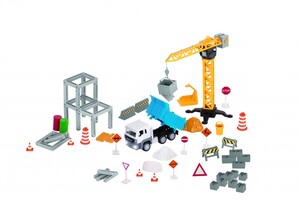 Игры и игрушки: Игровой набор Строительный кран 62 эл. DRIVEN