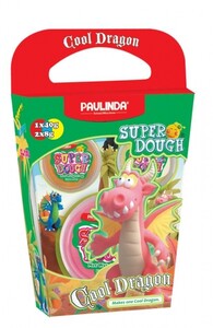 Лепка и пластилин: Масса для лепки Super Dough Cool Dragon Дракон (розовый) PAULINDA