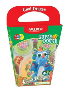 Лепка и пластилин: Масса для лепки Super Dough Cool Dragon Дракон (голубой) PAULINDA