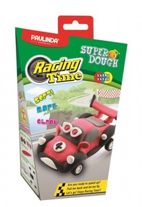 Ліплення та пластилін: Маса для ліплення Super Dough Racing time Машинка (червона) інерційний механізм PAULINDA