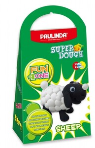 Ліплення та пластилін: Маса для ліплення Super Dough Fun4one Овечка (рухливі очі) PAULINDA