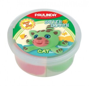 Ліплення та пластилін: Маса для ліплення Super dough 40г Кіт PAULINDA