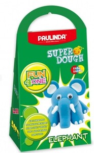 Лепка и пластилин: Масса для лепки Super Dough Fun4one Слоник (подвижные глаза) PAULINDA