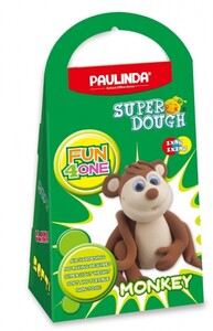 Масса для лепки Super Dough Fun4one Обезьяна (подвижные глаза) PAULINDA