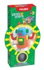 Масса для лепки Super Dough Robot заводной механизм (шагает) (оранжевый) PAULINDA
