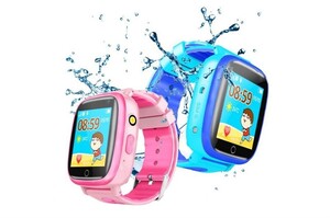 Дитячі годинники: Дитячий телефон-годинник з GPS трекером GoGPSme К14 (K14BL)