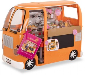 Транспорт для ляльок Продуктовий фургон помаранчевий Our Generation
