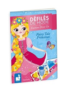 Дневники, раскраски и наклейки: Бумажные куклы - Сказочные принцессы Janod