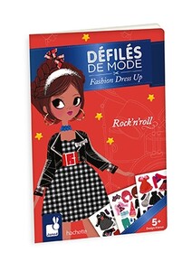 Дневники, раскраски и наклейки: Бумажные куклы - Рок-Н-Ролл Janod