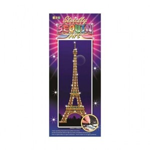 Аплікації та декупаж: Набір для творчості STRICTLY Eiffel Tower Sequin Art