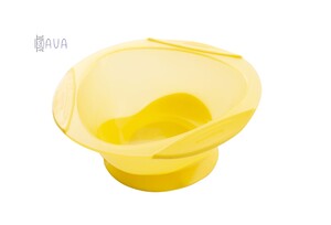 Детская посуда и приборы: Тарелка на присоске, Baby team (желтый)