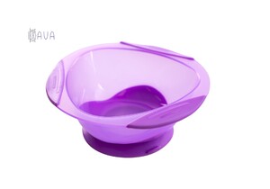 Дитячий посуд і прибори: Тарілка на присосці, Baby team (фіолетовий)