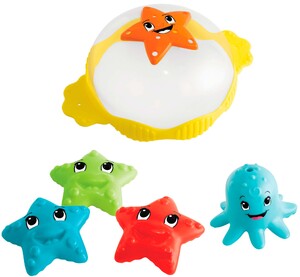 Розвивальні іграшки: Набір іграшок для ванни Розваги (5 елементів), ABC