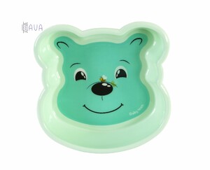 Детская посуда и приборы: Тарелочка детская глубокая «Любимые зверята», Baby team (медвежонок)