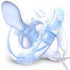 Пустышка ортодонтическая силиконовая Orthosoft, от 0 мес., голубая, Nuvita