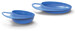 Тарелочки для кормления Easy Eating глубокая и мелкая, синие, Nuvita дополнительное фото 1.