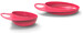 Тарелочки для кормления Easy Eating глубокая и мелкая, розовые, Nuvita дополнительное фото 1.