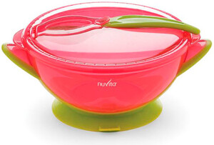 Наборы посуды: Набор для кормления дорожный (розовый), Nuvita