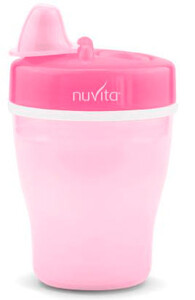 Поїльники, пляшечки, чашки: Поїльник дитячий, 200 мл, рожевий, Nuvita