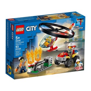 Конструкторы: Конструктор LEGO City Пожарный спасательный вертолёт 60248