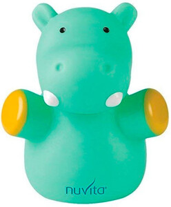 Розвивальні іграшки: Нічник Гіпопотам, Nuvita