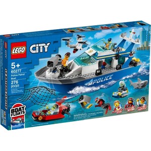 Конструкторы: Конструктор LEGO City Полицейская патрульная лодка 60277