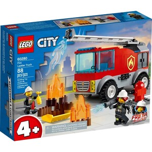 Ігри та іграшки: Конструктор LEGO City Пожежна машина з драбиною 60280