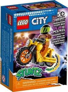 Конструктор LEGO City Разрушительный каскадерский мотоцикл 60297
