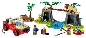 Наборы LEGO: Конструктор LEGO City Спасательный внедорожник для зверей 60301