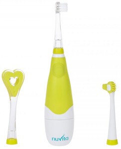 Зубные пасты, щетки и аксессуары: Электрическая зубная щетка 3 в 1, Nuvita
