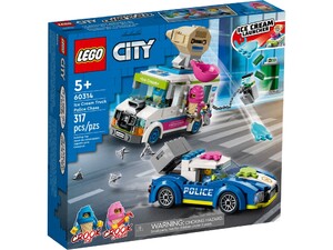 Ігри та іграшки: Конструктор LEGO City Поліцейське переслідування фургона з морозивом 60314