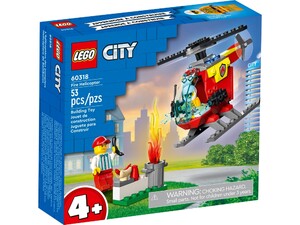 Ігри та іграшки: Конструктор LEGO City Пожежний гелікоптер 60318