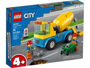 Наборы LEGO: Конструктор LEGO City Грузовик-бетономешалка 60325