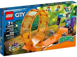 Ігри та іграшки: Конструктор LEGO City Stuntz Каскадерська петля «Удар Шимпанзе» 60338