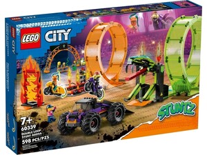 Набори LEGO: Конструктор LEGO City Stuntz Подвійна петля каскадерської арени 60339