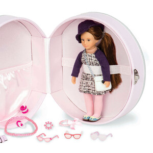 Одежда и аксессуары: Кейс для кукол Deluxe с аксесуарами (розовый), Lori