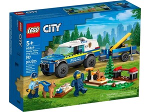 Игры и игрушки: Конструктор LEGO City Мобільний майданчик для дресування поліцейських собак 60369