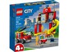 Конструктор LEGO City Пожежне депо та пожежна машина 60375