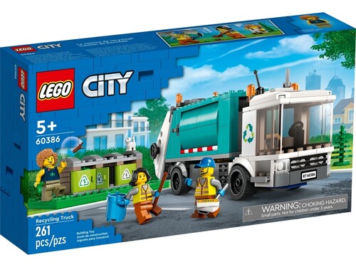 Набори LEGO: Конструктор LEGO City Сміттєпереробна вантажівка 60386
