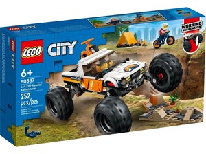 Игры и игрушки: Конструктор LEGO City Пригоди на позашляховику 4x4, 60387